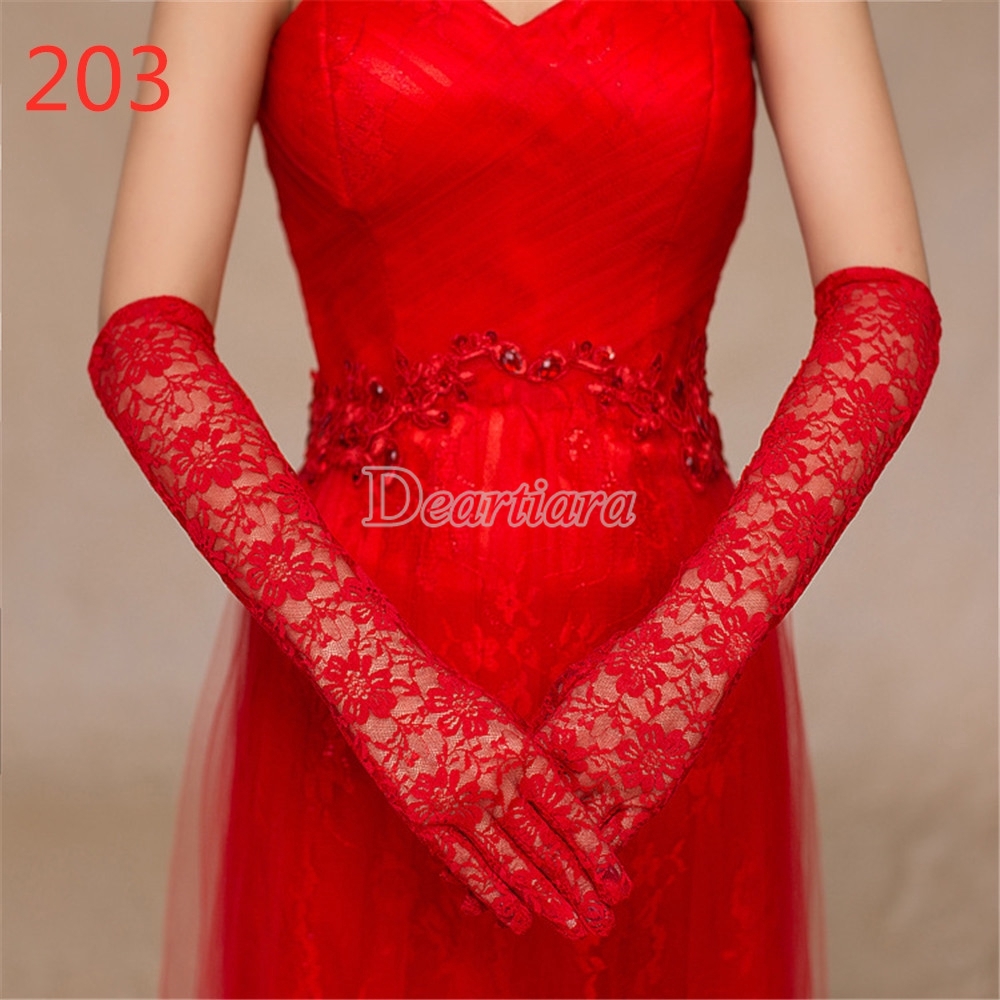 Bride Wedding Long Gloves Lace Gloves dress Accessories Short Gloves