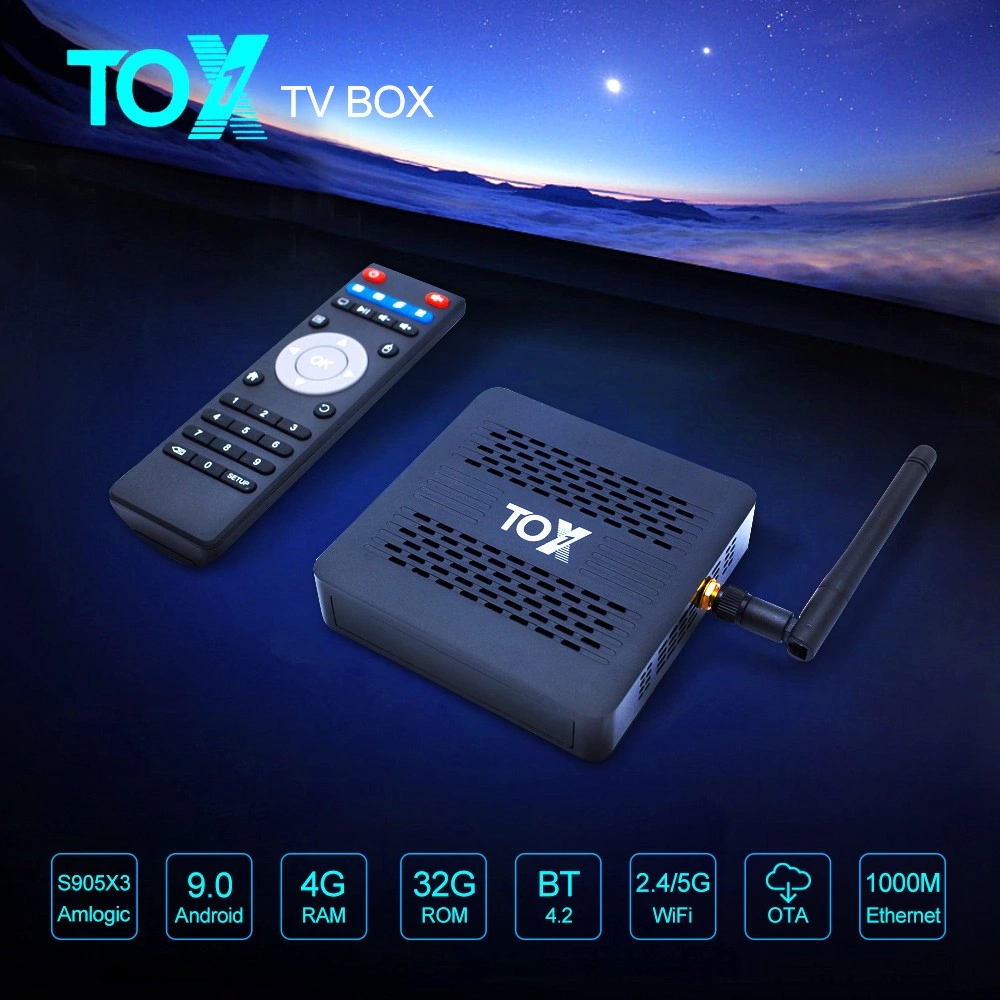 [Mã ELMS5 giảm 7% đơn 300K] Android TV Box TrustOnX TOX 1 - Amlogic S905X3, Ram 4GB, Bộ nhớ trong 32GB