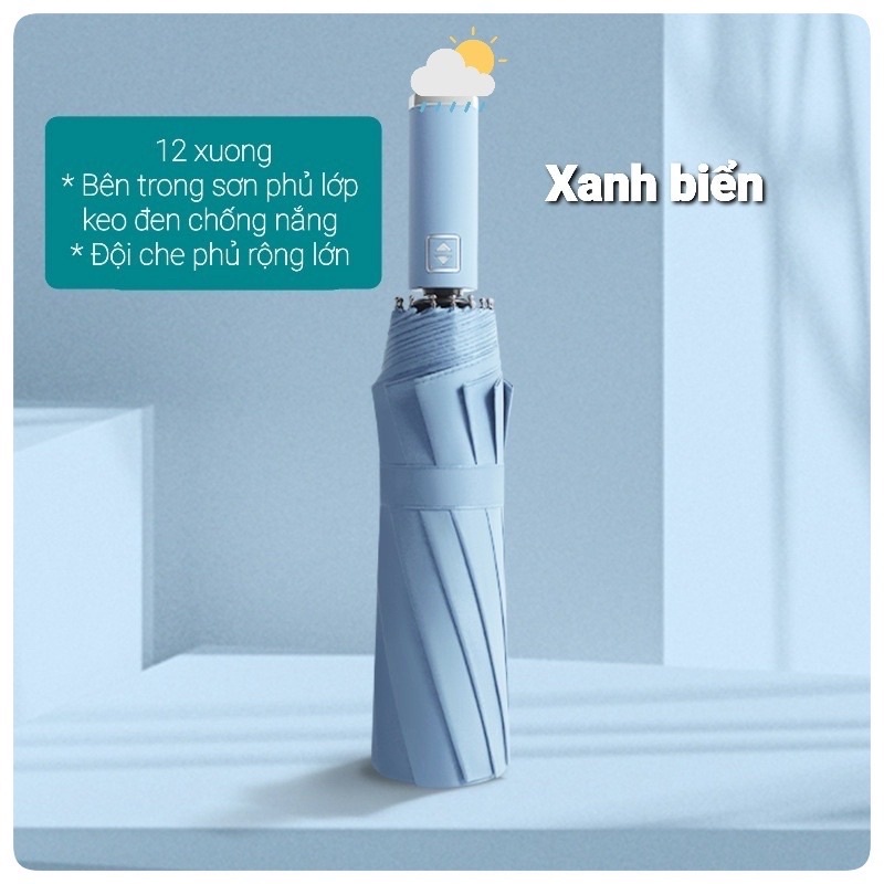 Ô dù tự động - 10 nan 2 lơp dày dặn– ô dù xe hơi -Ô dù chống tia cực tím cao cấp