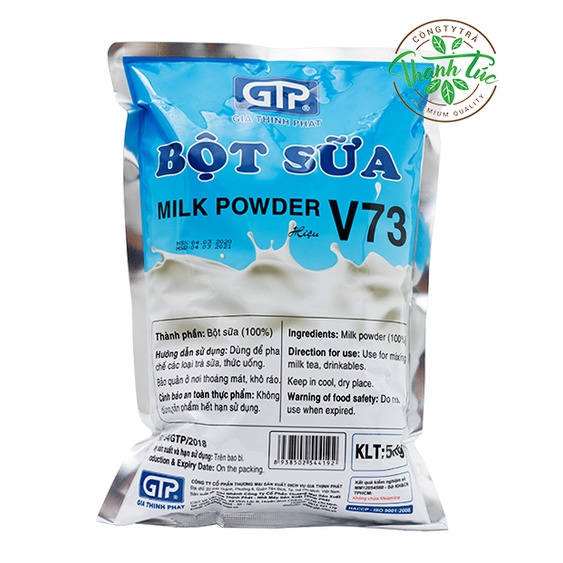 Bột Kem Béo Pha Trà Sữa Gia Thịnh Phát Milk Power (V73, V83) Gói 5kg