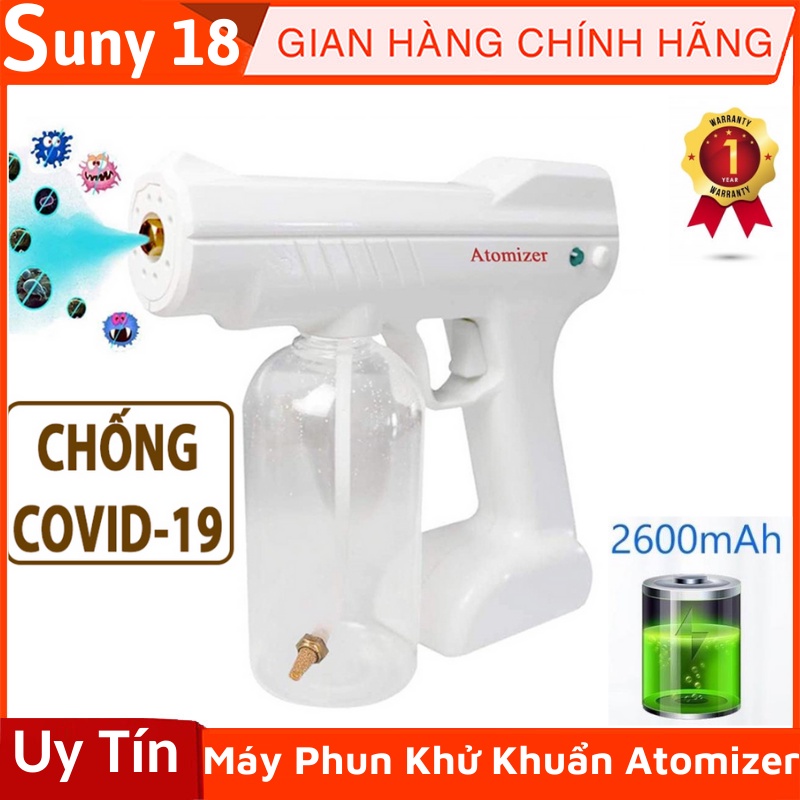 Máy Khử Khuẩn ⚡FreeShip⚡ Máy Khử Khuẩn Nano Cầm Tay Atomizer Khử Trùng Diệt Khuẩn Tia UV Cao Cấp