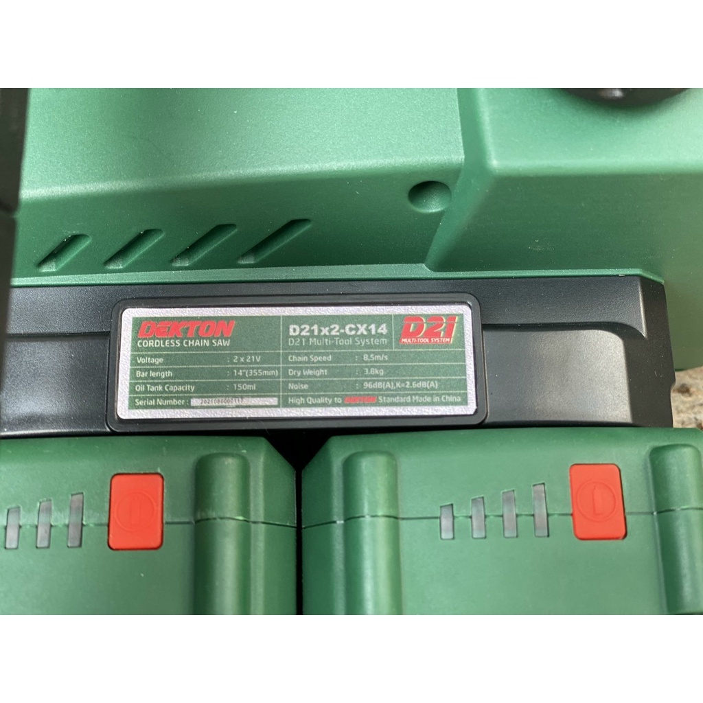 Cưa xích chổi than D21x2-CX14 42v lam 14 ich=355mm