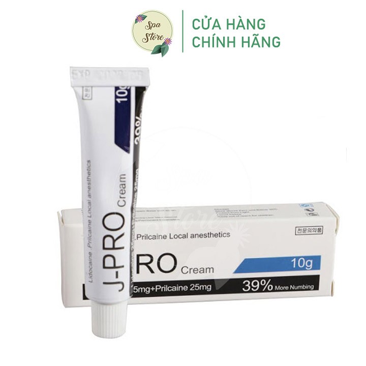 Kem J-Pro 39,9 Hàn Quốc Nhanh Lâu Mạnh Tác Dụng Nhanh Cao Cấp Dùng Trong Phun Xăm Thẩm Mỹ Chính Hãng Hàn Quốc Tuýp 10G