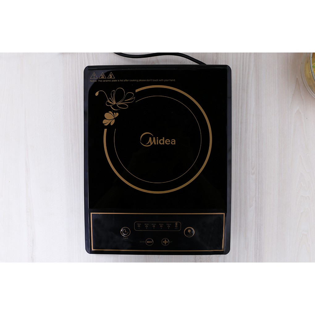 Bếp hồng ngoại Midea MIR-B2017DD tặng kèm vỉ nướng