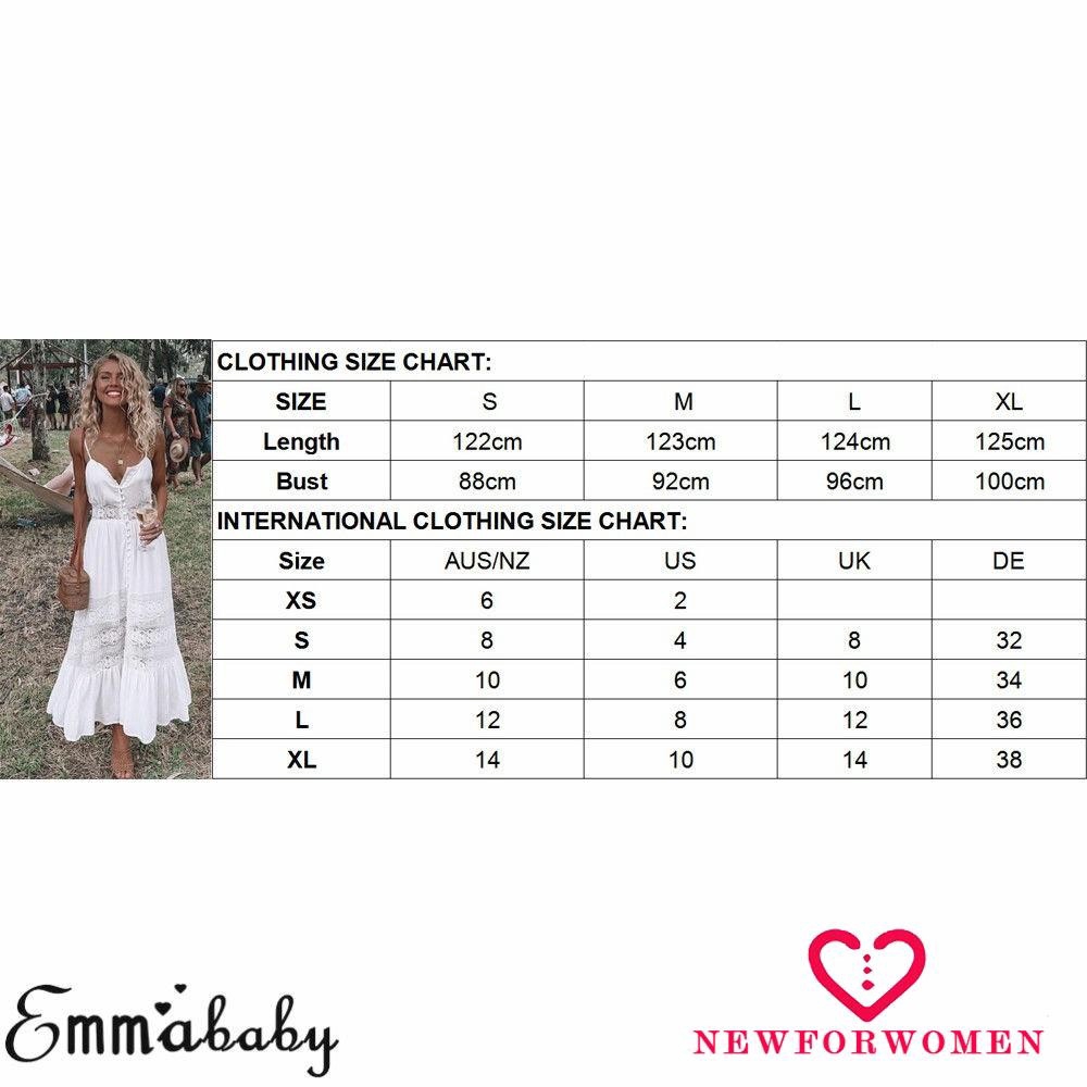 NFW♥Emmababy Boho Summer Evening Party Sundress Oversized Strappy Long Maxi Dress