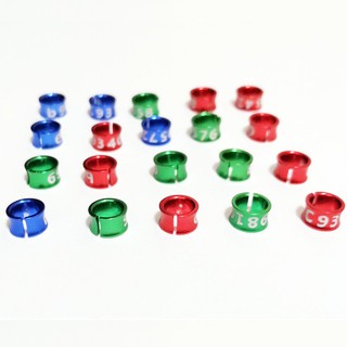 Set 10 Vòng Đeo Chân 4mm//5mm/6mm/7mm Hình Chim Bồ Câu/Chim Bồ Câu Luyện Tập Chân