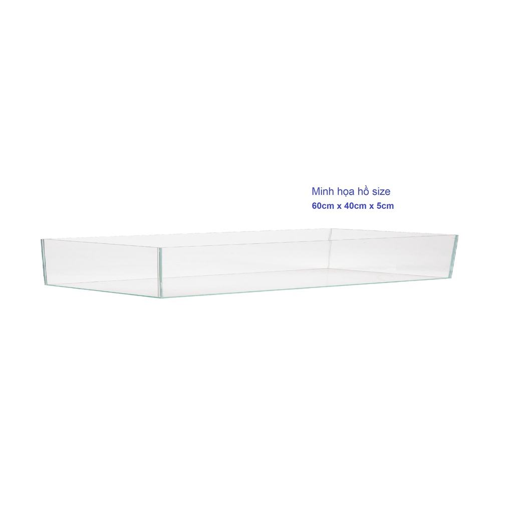 60x40x5cm Combo 5 tấm nhựa mica cứng trong suốt cắt sẵn làm khay chụp ảnh sản phẩm, hồ cá, hộp trưng bày - Luân Air