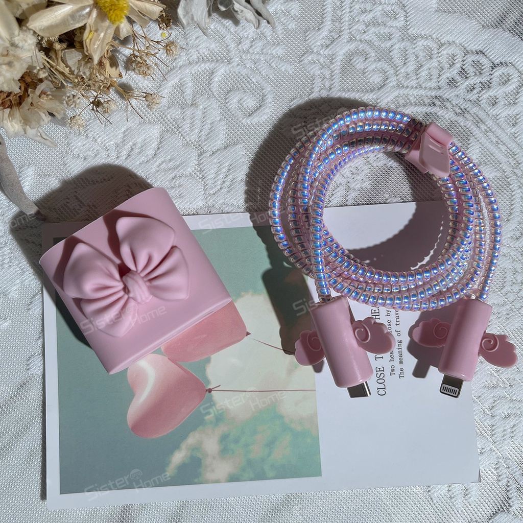 Bộ bảo vệ sạc bằng silicon mềm mỏng cho compatible fir iPhone 18W 20W 13/11/12 Pro Max