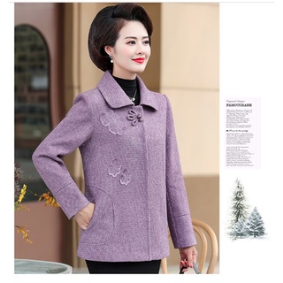 Áo dạ trung niên nữ , áo dạ thêu cao cấp đẹp cho mẹ cho bà, thời trang trung niên cao tuổi đtn