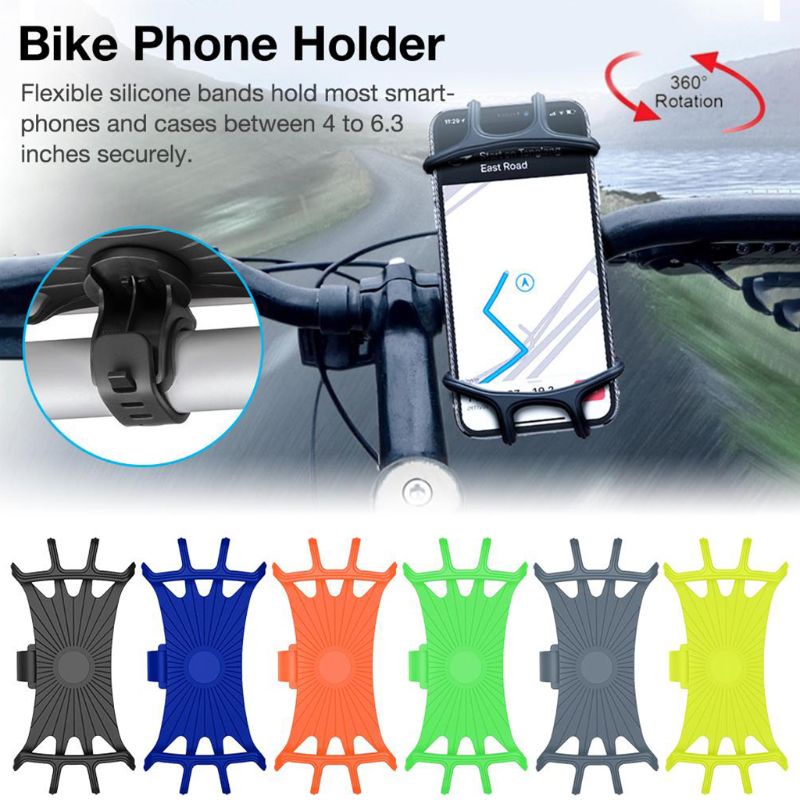 Giá đỡ điện thoại gắn tay lái xe đạp bằng silicon chống sốc tùy chỉnh tiện dụng
 | BigBuy360 - bigbuy360.vn