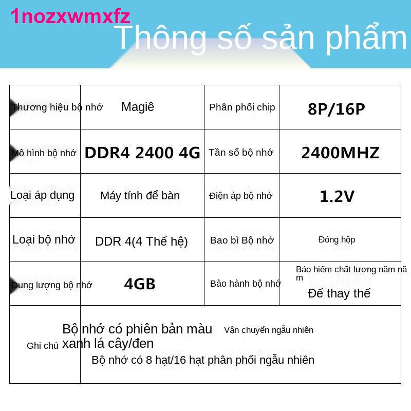 màn hình máy tínhThanh bộ nhớ máy tính để bàn Micron 4G 8G 16G DDR4 2133 2400 2666 nguyên bản mới đích thực