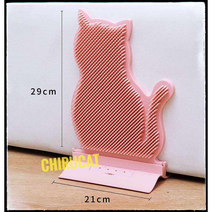 [Tặng CatNip] Bàn Cào Massage Lông Giảm Stress Mèo