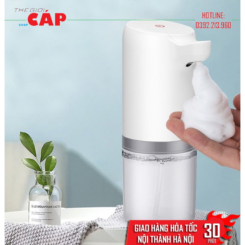 Bình Lấy Xà Phòng, Dầu Gội Tự Động Cảm Ứng Dùng Cho Nhà Bếp Nhà Tắm 270ml