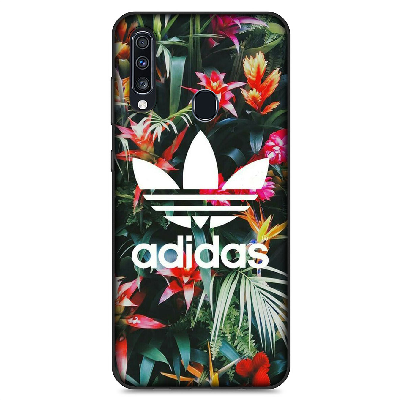 Ốp điện thoại silicone mềm in logo Adidas B5 cho Samsung Galaxy A02S J2 J4 Core J5 J6 Plus J7 Prime A42+