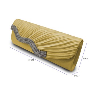 Ví Clutch S Dự Tiệc - Màu Vàng [+ 3 Tất]