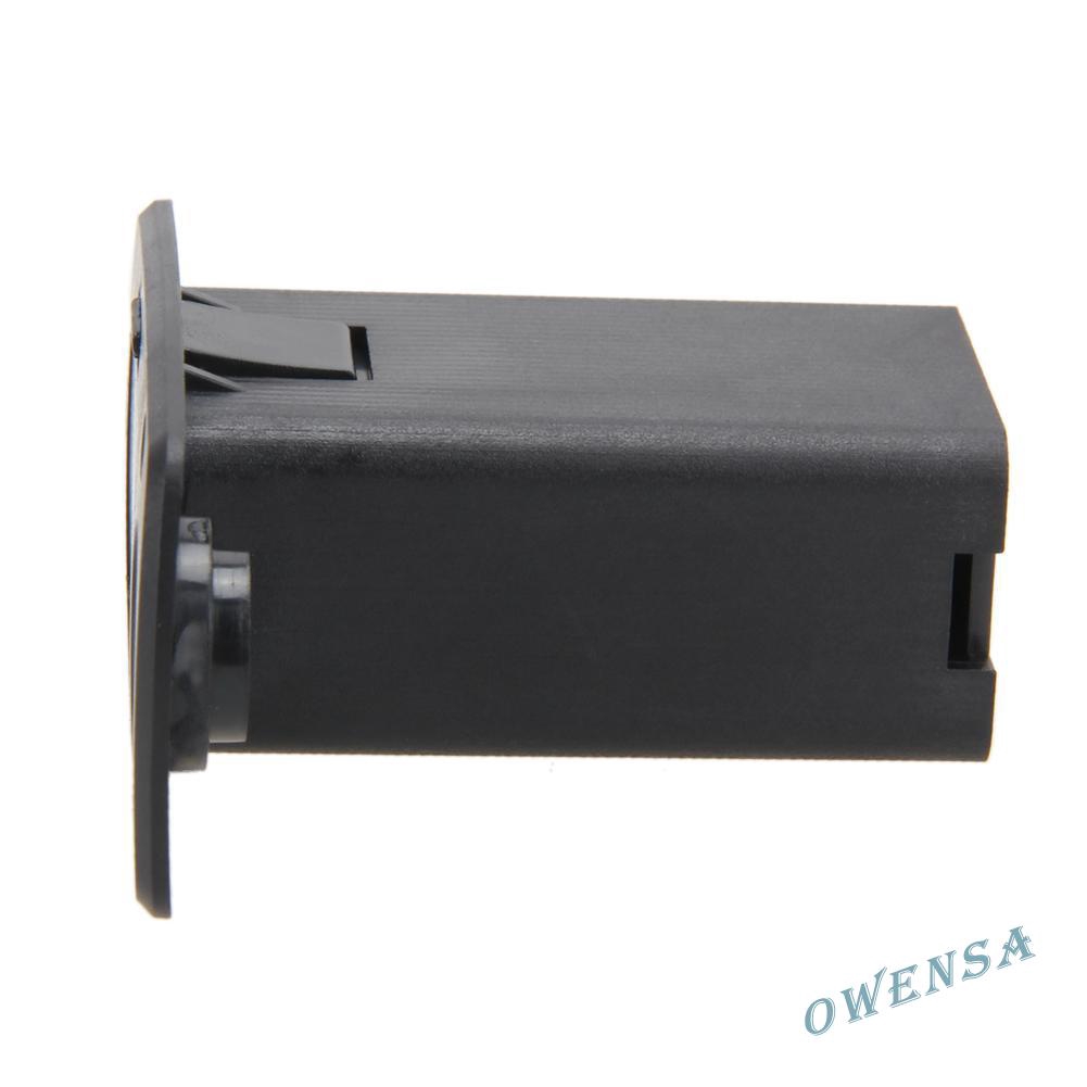 『ow#9V Battery  Holder Cover Box for Acoustic Guitar Bass Pickup Electronic☆