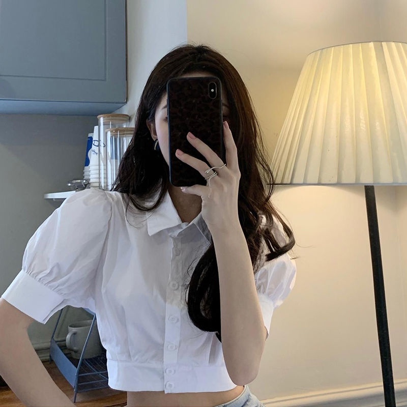 Áo Sơ Mi Ngắn Tay Dáng Rộng Thời Trang Dành Cho Nữ