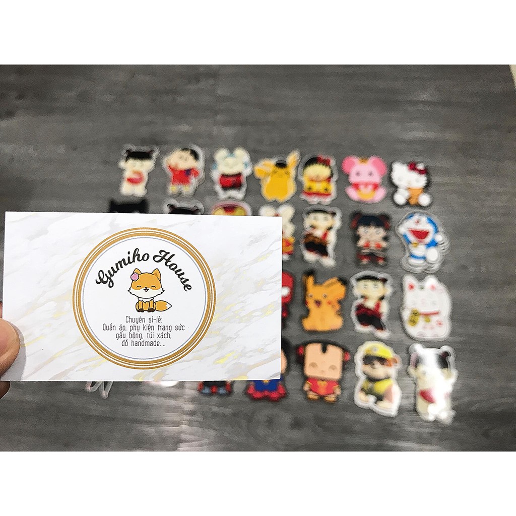 Set 5 Bao lì xì chibi dễ thương giá rẻ