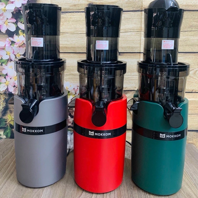 Máy ép chậm Mokkom MK199 chính hãng, máy ép hoa quả, ép nguyên quả bảo hành 12 tháng