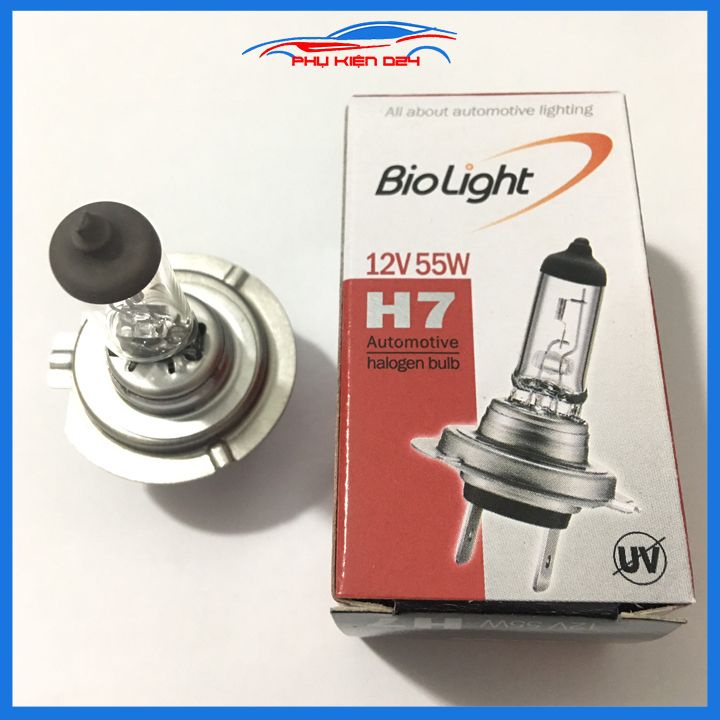 Bóng đèn Biolight cho ô tô xe hơi hàn quốc chân H7 điện áp 12V/24V