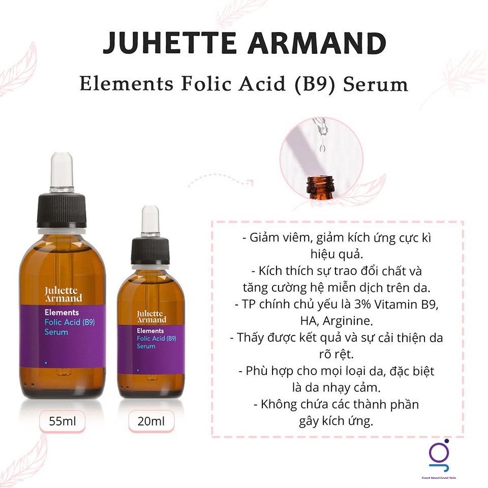 Vitamin B9 - Serum Juliette Armand Elements Folic Acid