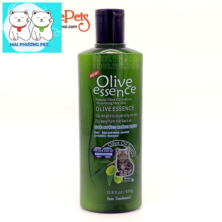 Sữa tắm Olive Essence dung tích 450ml cho Chó Mèo