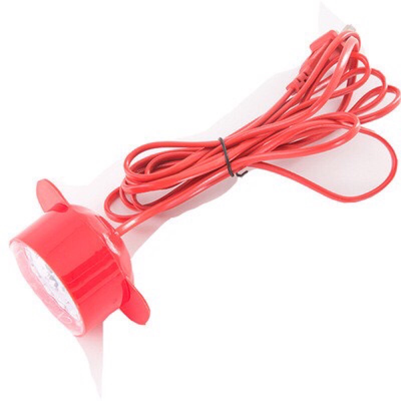 Đèn Led liền dây cắm 2m gắn đèn lồng trang Tết tiện dụng ngoài trời nắng mưa