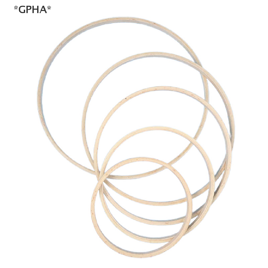 Khung Thêu Tranh Chữ Thập Bằng Gỗ Tre Hình Tròn DIY