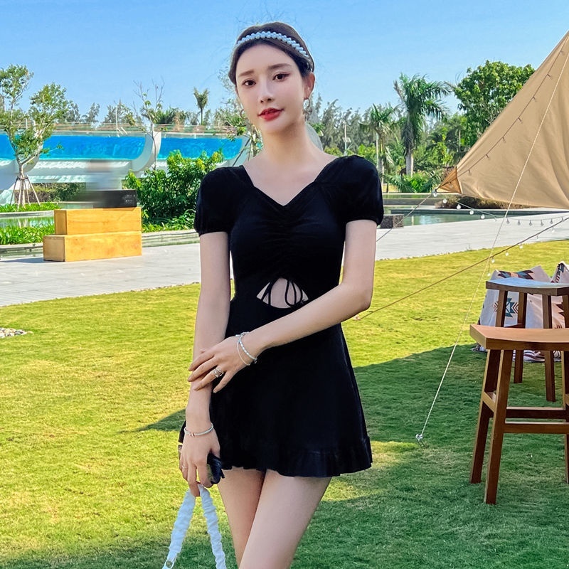Bộ Đồ Bơi Nâng Ngực Phong Cách Hàn Quốc Thời Trang Mùa Xuân Dành Cho Nữ