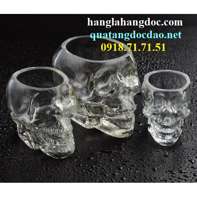 Ly rượu đầu lâu 150ml