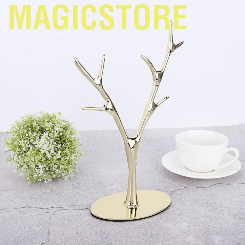 Magicstore Jewelry rack  deer horn shape jewelry necklace earring bracelet storage display shelf decoration for des