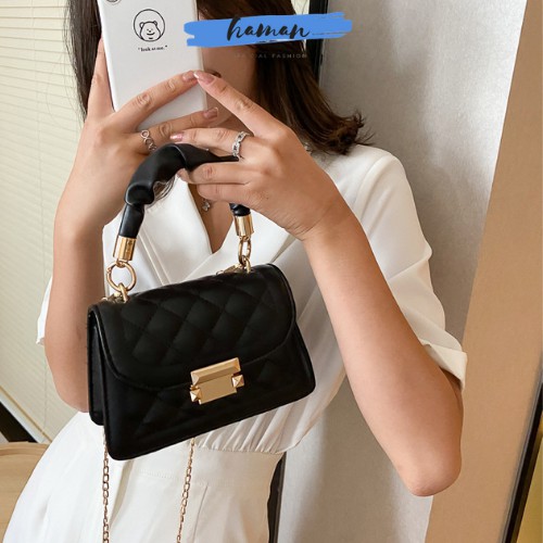 [Mã WAMT2405 giảm 10K đơn 0K] Túi Xách Nữ Đeo Chéo Thời Trang Thịnh Hành Hàn Quốc Mix Dây Xích Nhỏ Siêu Đẹp TX01 - HAMAN | BigBuy360 - bigbuy360.vn