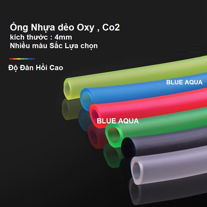 Ống Oxy , Co2 Cho Hồ Cá,Bể Cá Màu Dạ Quang