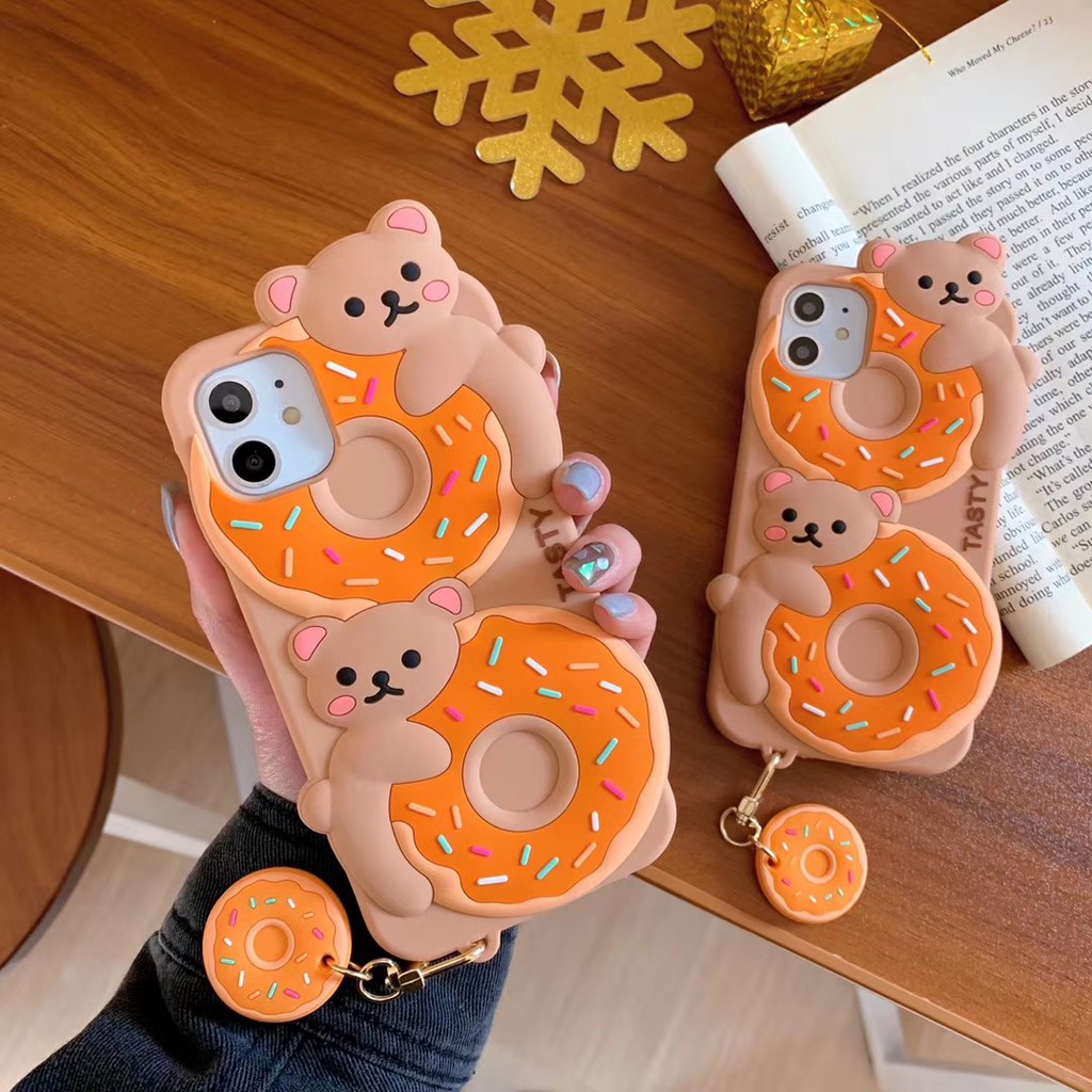 Ốp Điện Thoại Silicon Mềm Hình Cún Dễ Thương Cho iPhone 12 7 7plus 8 8plus X XS XR XS MAX 11 11 PRO 11 PRO MAX 12 12 PRO MAX
