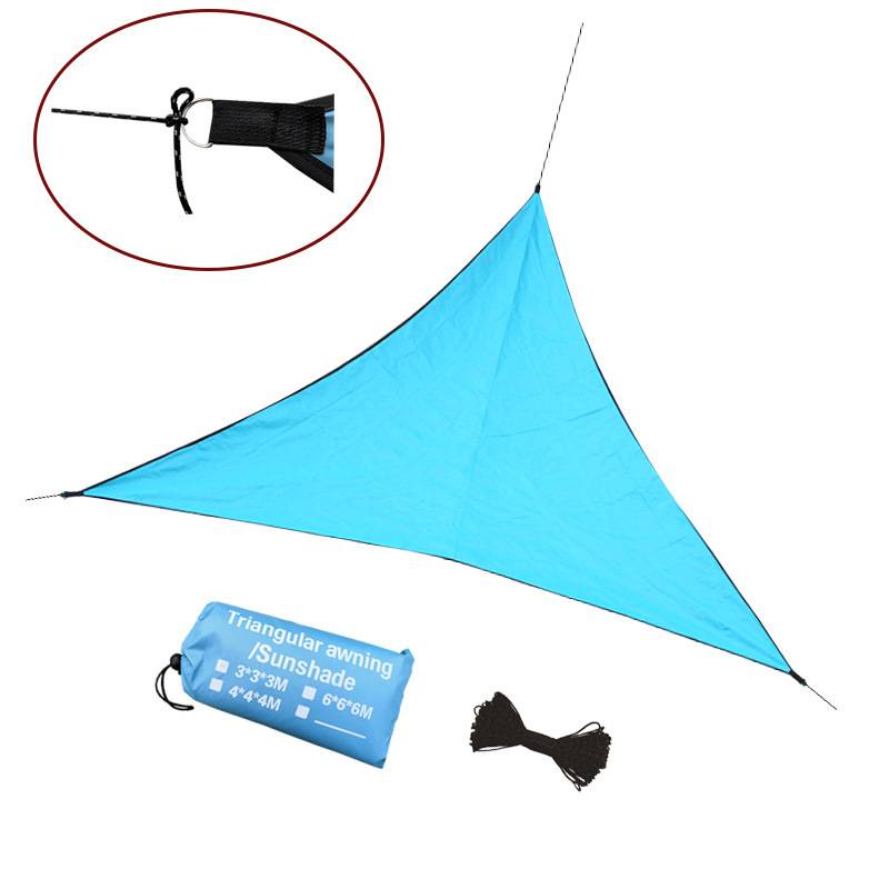 Mái Hiên Tam Giác Bằng Vải Bền Che Nắng Chống Tia UV Ngoài Trời