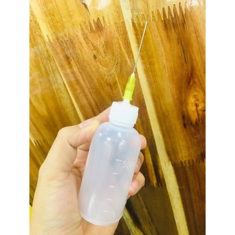 Bình kim tiêm bình nhựa chiết dung dịch