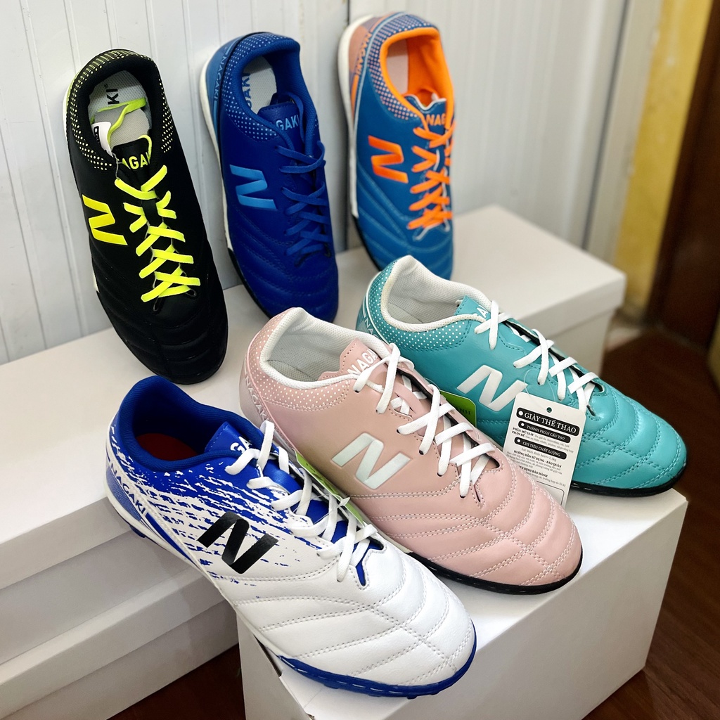 Giày Đá Bóng Nam Nagaki Eikou Colorful, Giày Đá Banh Thể Thao Cỏ Nhân Tạo Nhẹ Mềm - 2evshop