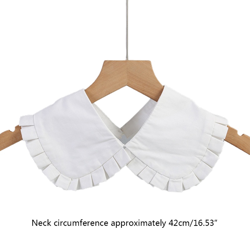 Cổ Áo Giả Nhún Bèo Trang Trí Cho Đầm Len