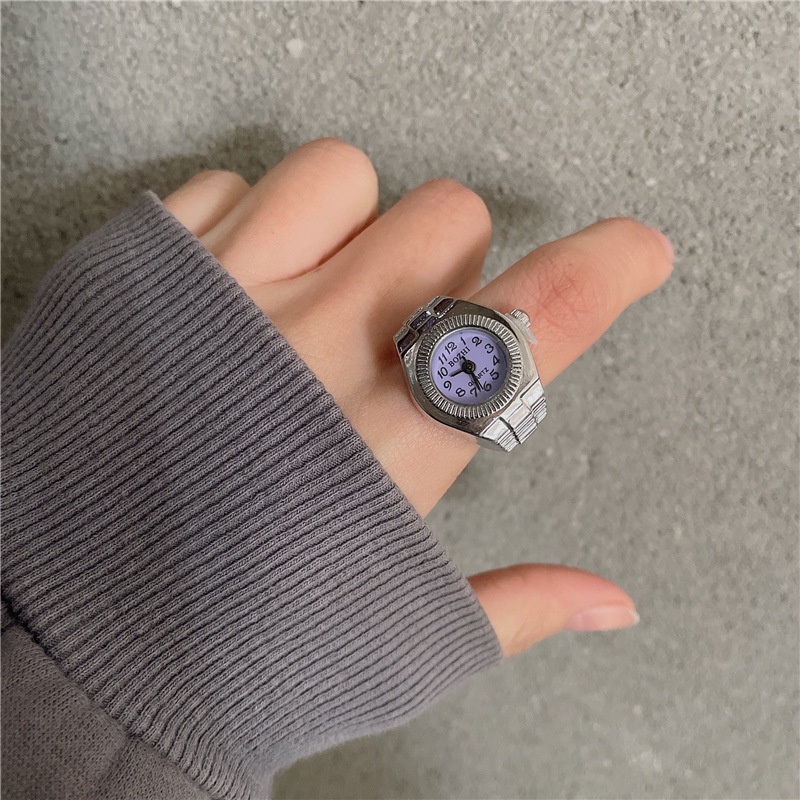 Nhẫn Mặt Đồng Hồ Phong Cách Vintage Thời Trang