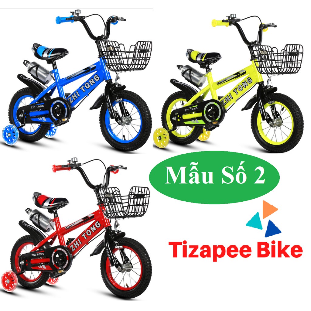 Xe Đạp Trẻ Em Nam Nữ Hàng Cao Cấp ZHI TONG Size 12 14 16 18 inch Dành Cho Trẻ Trên 3 Tuổi