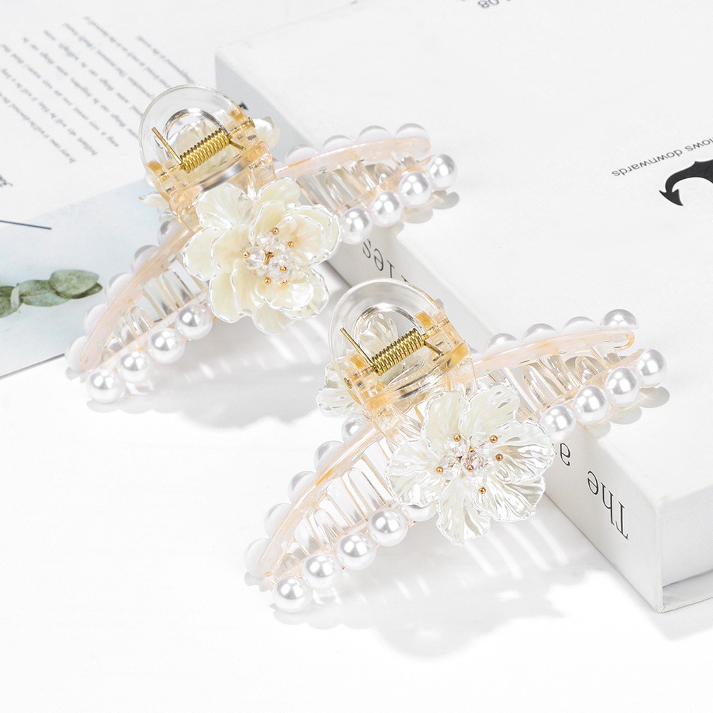 Kẹp Tóc Càng Cua Hình Hoa Chống Trượt Thời Trang Cho Nữ Mihan1