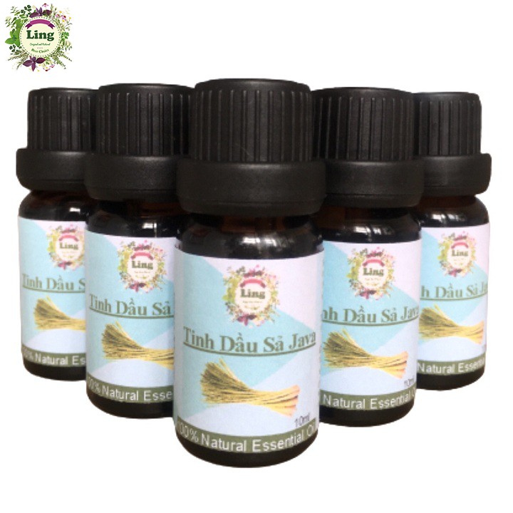 Combo 10 chai Tinh dầu Sả Java 10ml Thiên Nhiên Nguyên Chất 100% khử mùi, xông phòng