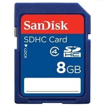 Thẻ Nhớ SDHC 8GB CLASS 4 Hiệu Sandisk