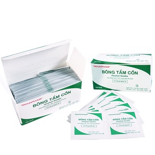 [QUÀ TẶNG] Combo 50 bông tẩm cồn sát trùng Alcohol Pads