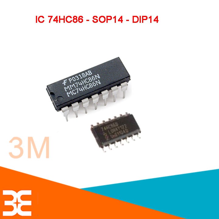 IC 74HC86 Điện Áp -0.5 ~ 7V