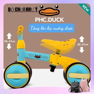 Xe chòi chân cho bé 2 tuổi đến  tuổi BDuck – Xe đồ chơi đẩy chân thăng bằng yên da bánh cao su