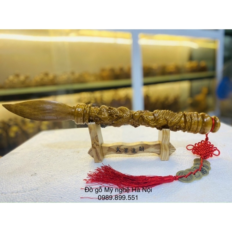 bút gỗ văn xương gỗ bách 40cm