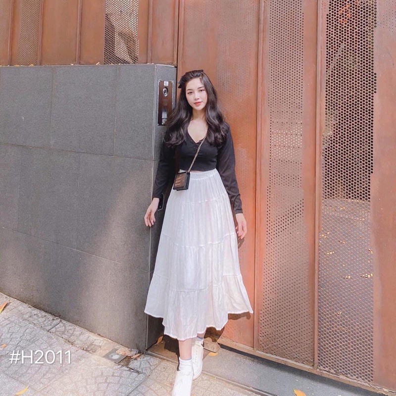 Chân váy dài trơn - 22.Lystore | BigBuy360 - bigbuy360.vn