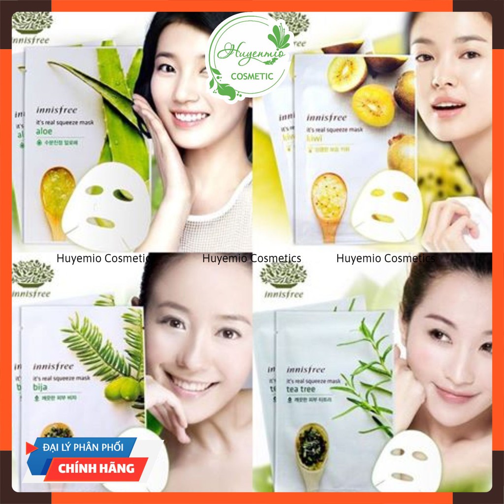 Mặt nạ giấy Innisfree Its Real Squeeze Mask [Innisfree]