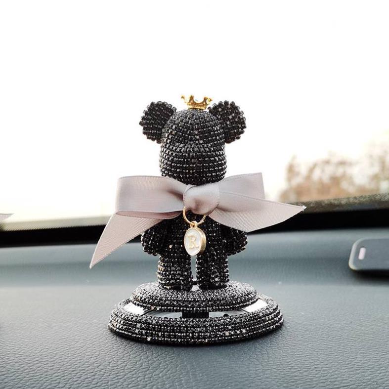 Gấu Gloomy Bear Đính Đá Trang Trí Taplo Ô Tô, Sáp Thơm Ô Tô Dành Cho Phái Đẹp